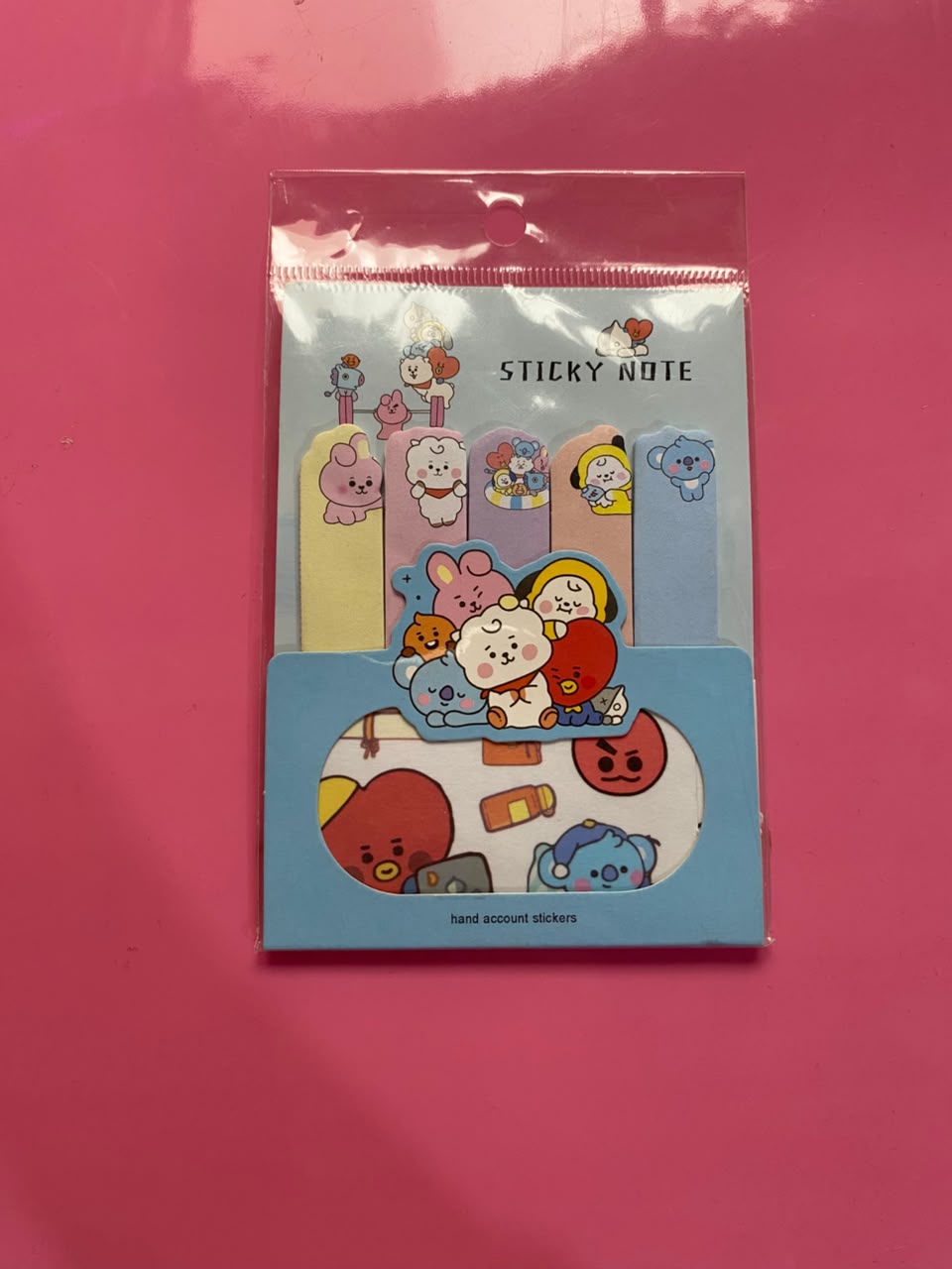Banderitas adhesivas BT21